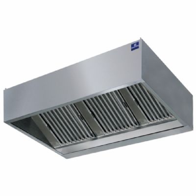 Hotte murale cubique avec éclairage inclus 1800x1000 mm Hotte murale cubique avec éclairage inclus 1800x1000 mm