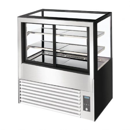 Vitrine service arrire rfrigre 900 mm - 900x680x1200 mm