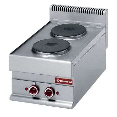 Cuisinire lectrique 2 plaques  poser 52 kW