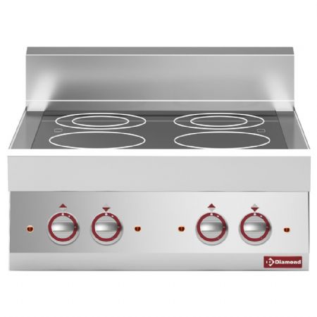 Cuisinire lectrique vitrocramique 4 foyers  poser 92 kW