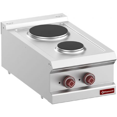 Cuisinire lectrique 2 plaques rondes  poser 41 kW