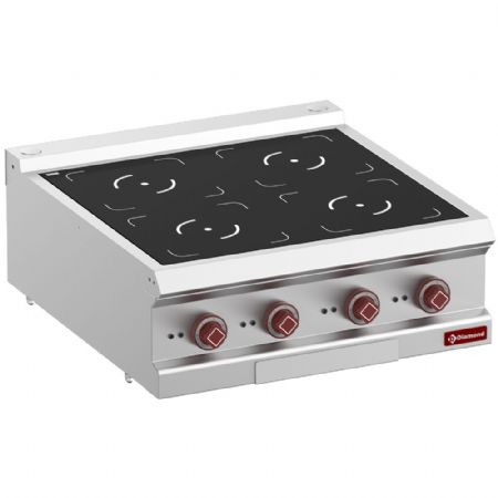 Cuisinire lectrique 4 foyers a induction  poser 14 kW