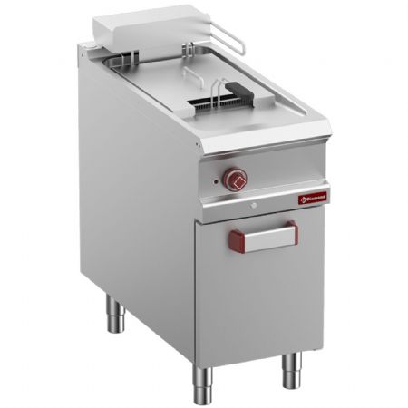 Friteuse lectrique 1 cuve 18 litres sur meuble ferm 16 kW