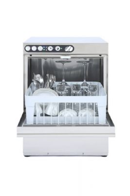 Lave-verres et tasses professionnel 60 Hz avec pompe de vidange cuve 11 L - panier 40x40 - 480x517x696 mm