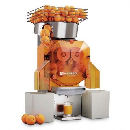 Presse-citron professionnel semi-automatique 38 oranges/minute diamtre 60-80 mm panier 15 kg