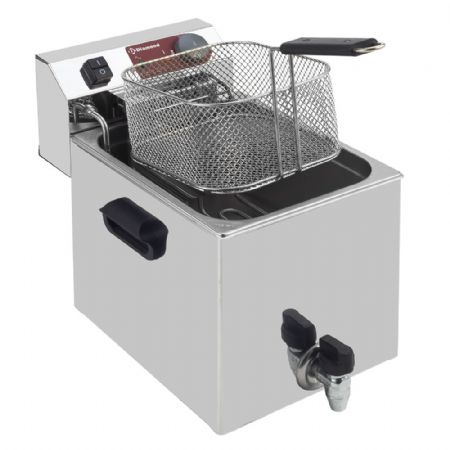 Friteuse de table lectrique 10 litres + robinet de vidange 45 kW