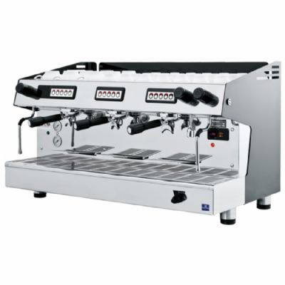 Machine à café expresso automatique 3 groupes - capacité 18 L et puissance 5,2 kW Machine à café expresso automatique 3 groupes - capacité 18 L et puissance 5,2 kW