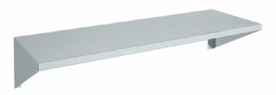 Etagre murale fixe pleine en inox - 1000x400x250 mm