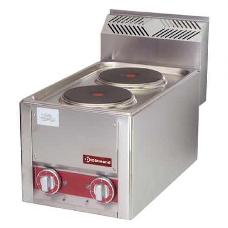 Cuisinire lectrique 2 plaques  poser 4 kW