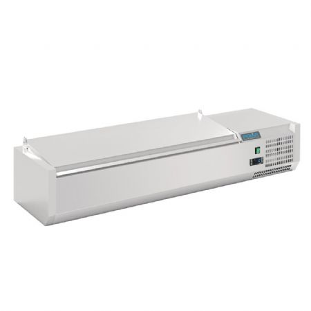 Saladette  poser avec couvercle 5x GN 1/4 - 1200x335x274 mm