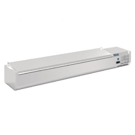 Saladette  poser avec couvercle 10x GN 1/4 - 2000x335x274 mm