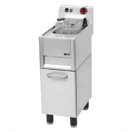 Friteuse pour cuisines professionnelles Triphase 13 l sur soubassement ferm