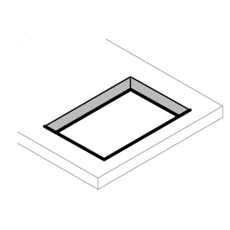 Dcoupe professionnelle sur plan de travail >1100 mm