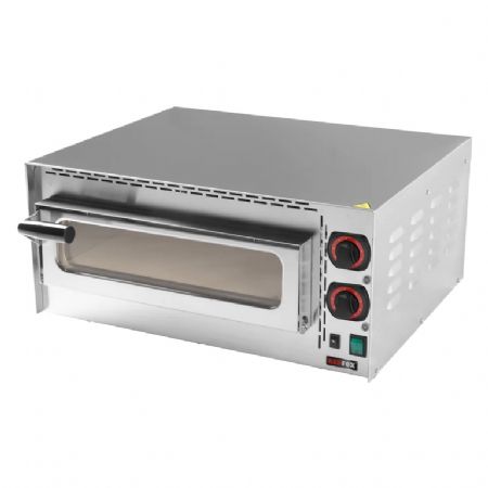 Four  pizza pour cuisines professionnelles inox  un tage 1 pizza diametre 35 cm