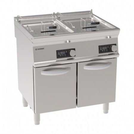 Friteuse lectrique sur coffre - 2 x 13 litres - Commandes lectroniques - Gamme 700 -  Module 400 - FRD83FE7