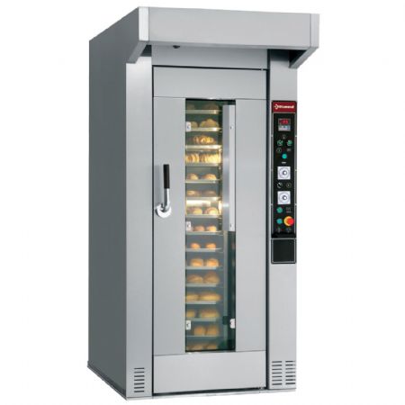 Four pour boulangerie et ptisserie, rotatif, 15 ou 18 Niv.(450x650 mm ou 500x700 mm) 1120x1930x2240 mm