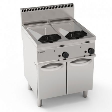 Friteuse sur coffre gaz - 2 x 14 litres - Commandes mcaniques - Gamme 700 - FRS70G7