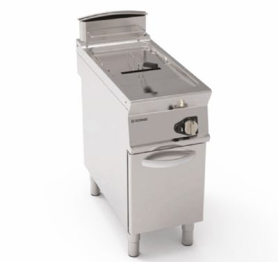 Friteuse sur coffre gaz avec cuve en V - 21 litres - Gamme 900 - Module 400 - FRV41FG9T