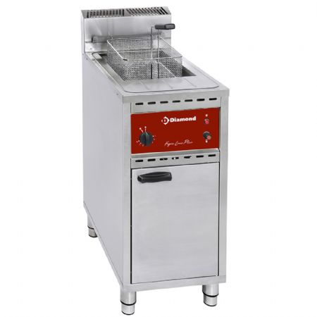 Friteuse gaz 1 cuve 16 litres sur meuble  kW