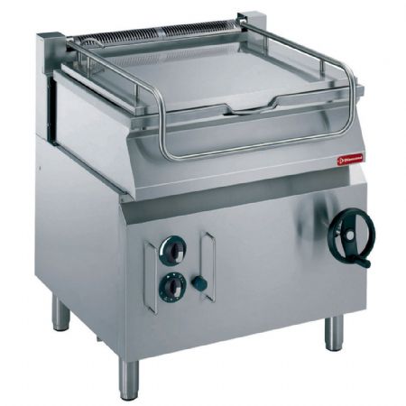 Sauteuse gaz basculante cuve Duomat 60 litres sur meuble 800x700(730)x850/920 mm