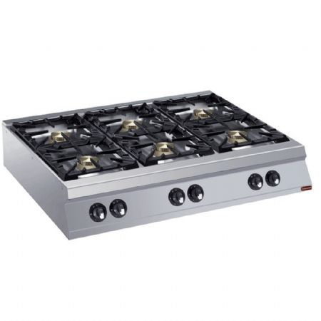 Cuisinire 6 feux vifs gaz  poser 