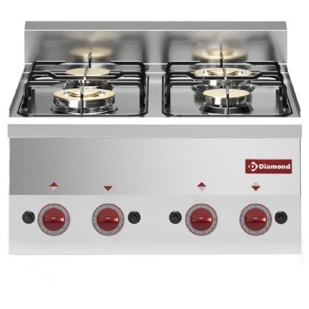 Cuisinire 4 feux gaz  poser 600x600x280/400 mm