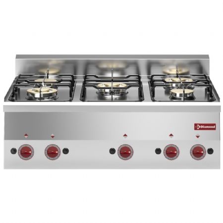 Cuisinire 5 feux gaz  poser 900x600x280/400 mm