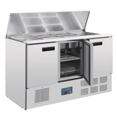 Comptoir  salade rfrigr 368 litres - 1370x700x885 mm