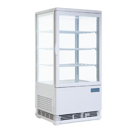 Vitrine rfrigre blanche 68 litres - 428x386x885 mm