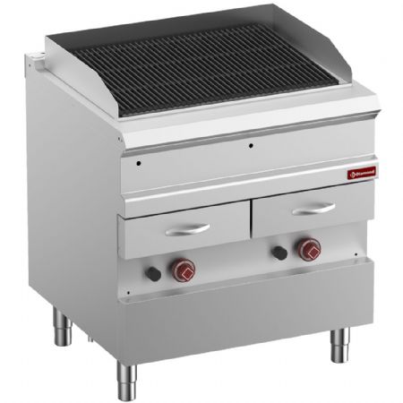 Grill Vapeur gas grille en fonte 