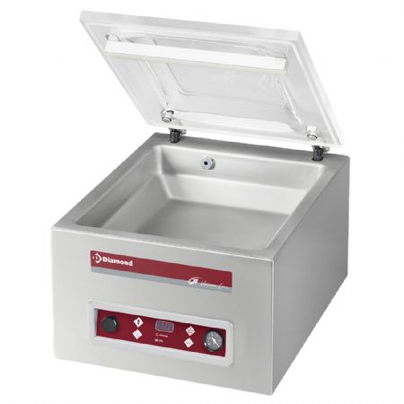 Machine sous-vide, chambre 350x370xh150 mm - 8 m3/h 450x510x420 mm