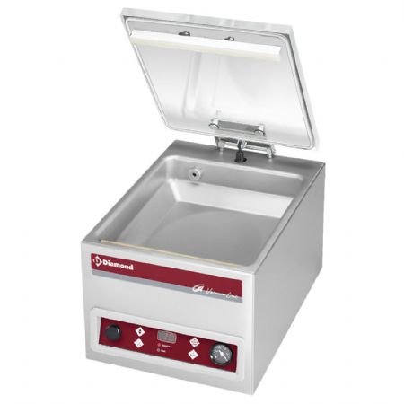 Machine sous-vide, chambre 280x310xh85 mm. - 4 m3/h 317x438x293 mm