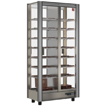 Vitrine rfrigre chocolat Lt. 530 - Traversant - Modulable 860x530x1851 mm