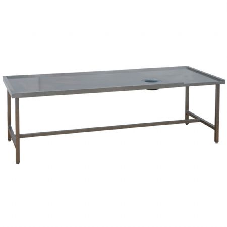 Table de triage (gauche) avec trou vide-ordures 1600x1050x850 mm