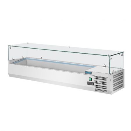 Vitrine rfrigre  ingrdients 5x GN 1/3 et 1x GN 1/2 - 1500x395x435 mm