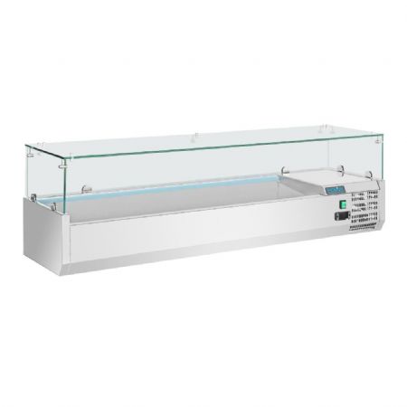 Vitrine rfrigre  ingrdients 5x GN 1/3 et 1x GN 1/2 - 1500x395x435 mm