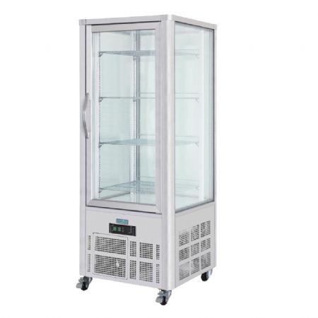 Vitrine  ptisserie 400 litres - 706x706x1800 mm