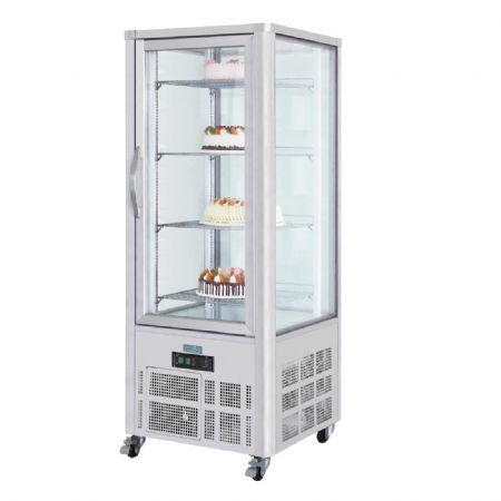 Vitrine  ptisserie 400 litres - 706x706x1800 mm