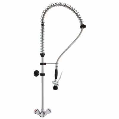 Douche vaisselle sur robinet monotrou avec raccord 1/2 Douche vaisselle sur robinet monotrou avec raccord 1/2