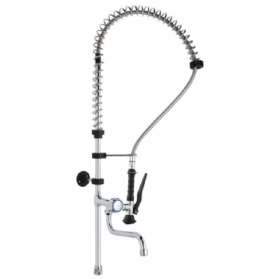 Douche vaisselle avec bec orientable pour commande à pédale ou à genou 1/2 Douche vaisselle avec bec orientable pour commande à pédale ou à genou 1/2