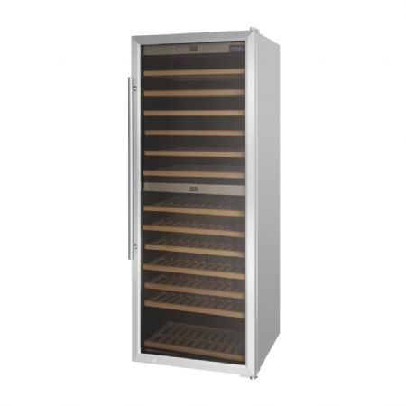 Cave  vin double zone de temprature 126 bouteilles - 600x630x1580 mm