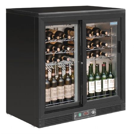 Cave  vin horizontale portes coulissantes - 920x535x920 mm