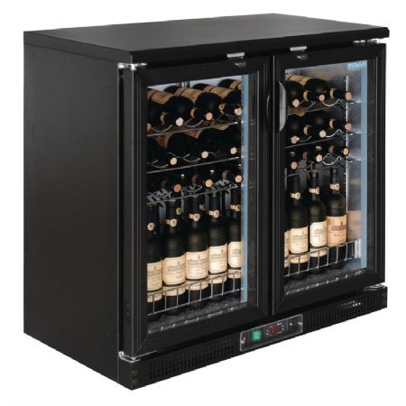 Cave  vin horizontale portes pivotantes - 920x535x920 mm