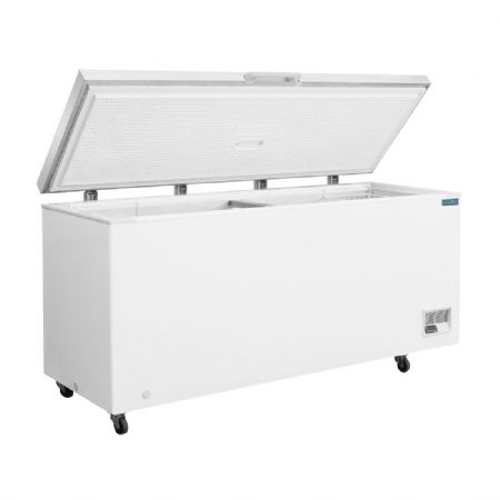 Conglateur coffre en inox avec couvercle 587 litres - 2035x781,5x969 mm