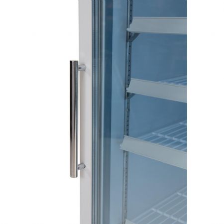 Vitrine rfrigre ngative une porte avec bandeau lumineux 412 litres - 680x745x1990 mm