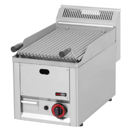 Grill pierre de lave professionnel  gaz 31x48 cm  poser