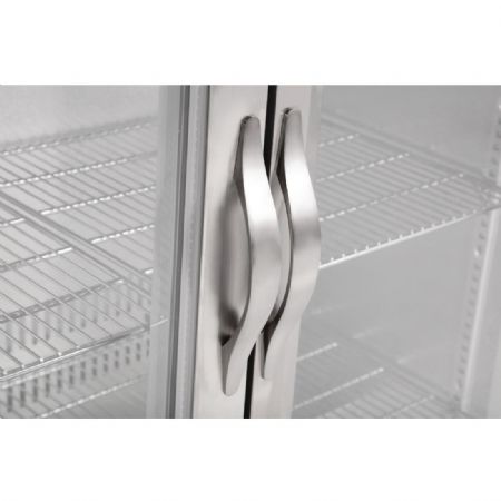 Arrire-bar avec 3 portes pivotantes inox 330 litres - 1350x520x900 mm