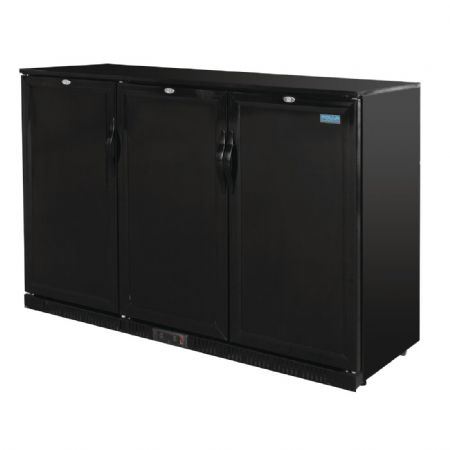 Arrire-bar avec 3 portes pleines pivotantes 900 mm 330L - 1350x520x900 mm