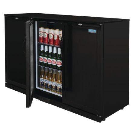 Arrire-bar avec 3 portes pleines pivotantes 900 mm 330L - 1350x520x900 mm