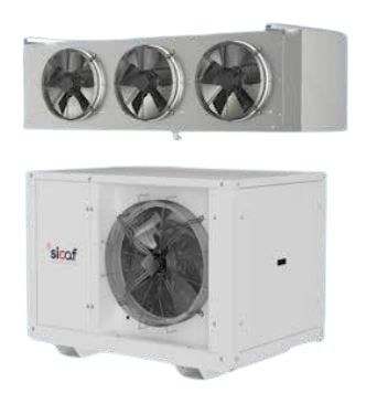 GROUPE FRIGORIFIQUE FRACTIONNÉE TRIPHASE GAZ 452A -18°C à -25°C 97m3 66m3 GROUPE FRIGORIFIQUE FRACTIONNÉE TRIPHASE GAZ 452A -18°C à -25°C 97m3 66m3